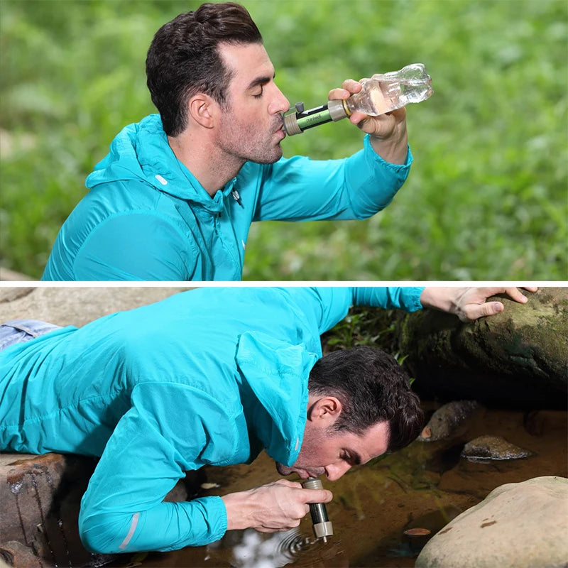 Miniwell L630 Personal Camping Purification Water Filter Straw for Survival or Emergency Supplies