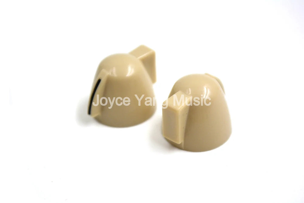 Niko 30pcs Black/Cream Chicken Head Electric Guitar Effect Pedal Knobs Guitar Amplfier Control Knobs
