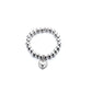 Handgewebter Liebesperlenring Mode Damen Herren Runder Kugelperlen verstellbarer Retro-Ring Schmuck
