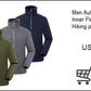 TRVLWEGO Camping Wanderjacke Herren Herbst Outdoor Sportmäntel Klettern Trekking Windbreaker Reise Wasserdichte Jacken Schwarz