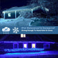 Christmas Decorations For Home Outdoor LED Curtain Icicle String Light Street Garland On The House Winter 220V 5m Droop 0.6-0.8m