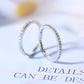 Delicate Thin Microscope Finger Dainty Rings For Women Female Promise Engagement Women's Ring Silver Color Zircon Jewelry R638
