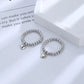 Handgewebter Liebesperlenring Mode Damen Herren Runder Kugelperlen verstellbarer Retro-Ring Schmuck