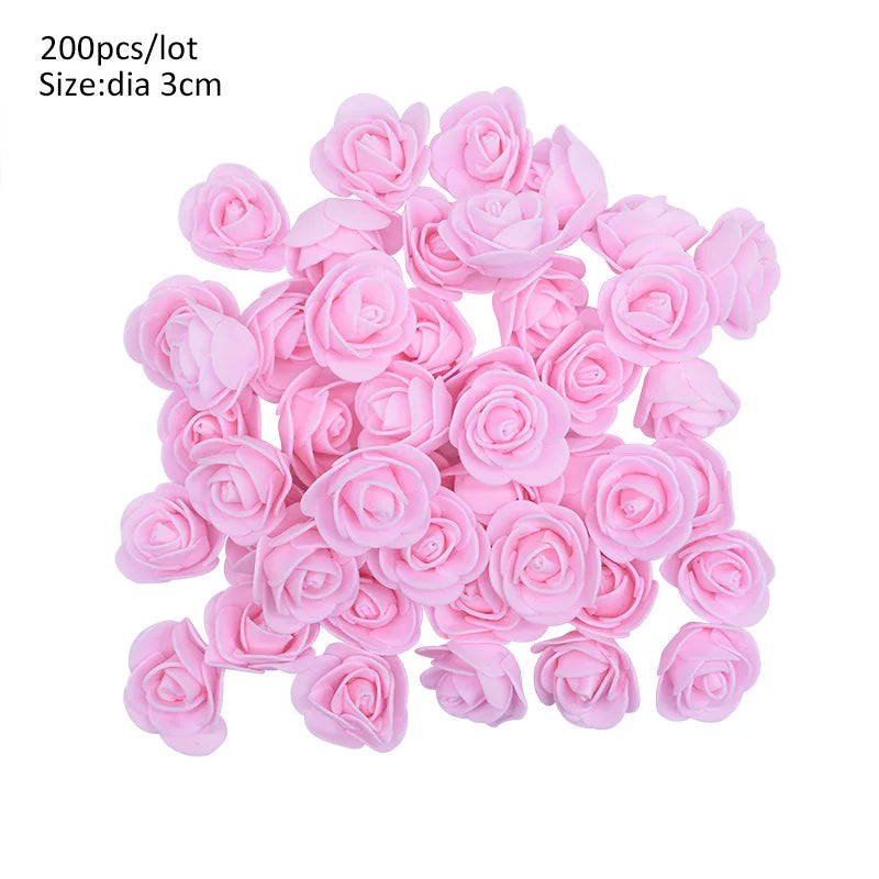 Polystyrene Styrofoam Foam Ball Rose Bear White Heart Craft For DIY Home Party Decoration Wedding Birthday Christmas Party Gift