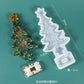 2024 DIY Weihnachts-Set Harzform Silikon Weihnachtsbaum Schneemann Transparent Epoxidharz Ornamente für handgemachte Dekoration