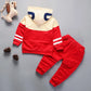 Neuer Frühling Herbst Baby Freizeit Trainingsanzug Kinder Jungen Mädchen Hoodies Hosen 2tlg/Sets Kinder Baumwollkleidung Säugling Mode Sportbekleidung