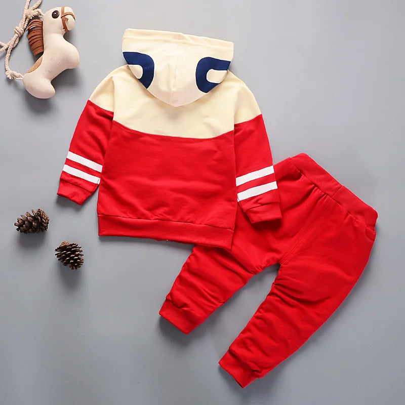 Neuer Frühling Herbst Baby Freizeit Trainingsanzug Kinder Jungen Mädchen Hoodies Hosen 2tlg/Sets Kinder Baumwollkleidung Säugling Mode Sportbekleidung