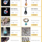 Tiger Eye Stone Bead & Hematite Cross Pendant Necklace for Men Women Catholic Christ Rosary Cross Pendant
