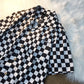 Casual Shirts Women Panelled Plaid Fashion Loose Couples Elegant All-match Summer Blouses Cool Girls Retro Students Chic Unisex