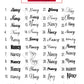 DOREMI Stainless Steel Bamboo Hoop Earrings Customize Name Earrings Bamboo Style Custom Hoop Earring With Statement Words Number