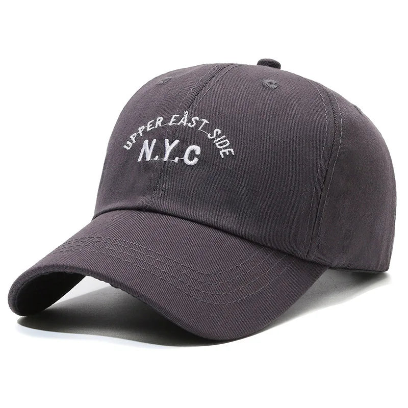 Großhandel Kostenloses individuelles Logo Unisex Denim Hochwertige Dad-Mütze mit gesticktem Logo Baseballkappe für Eltern Strand Klassischer Sport
