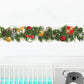 Weihnachten Kiefernzweig Taille Linie Wandaufkleber Wohnzimmer Fußleisten Dekoration Neujahr Tapete Home Decor Fußleisten Aufkleber