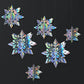 3D Künstliche Schneeflocken Papiergirlande Banner Weihnachtsdekorationen für Zuhause Winter Geburtstagsfeier Falscher Schnee Neujahrsornamente