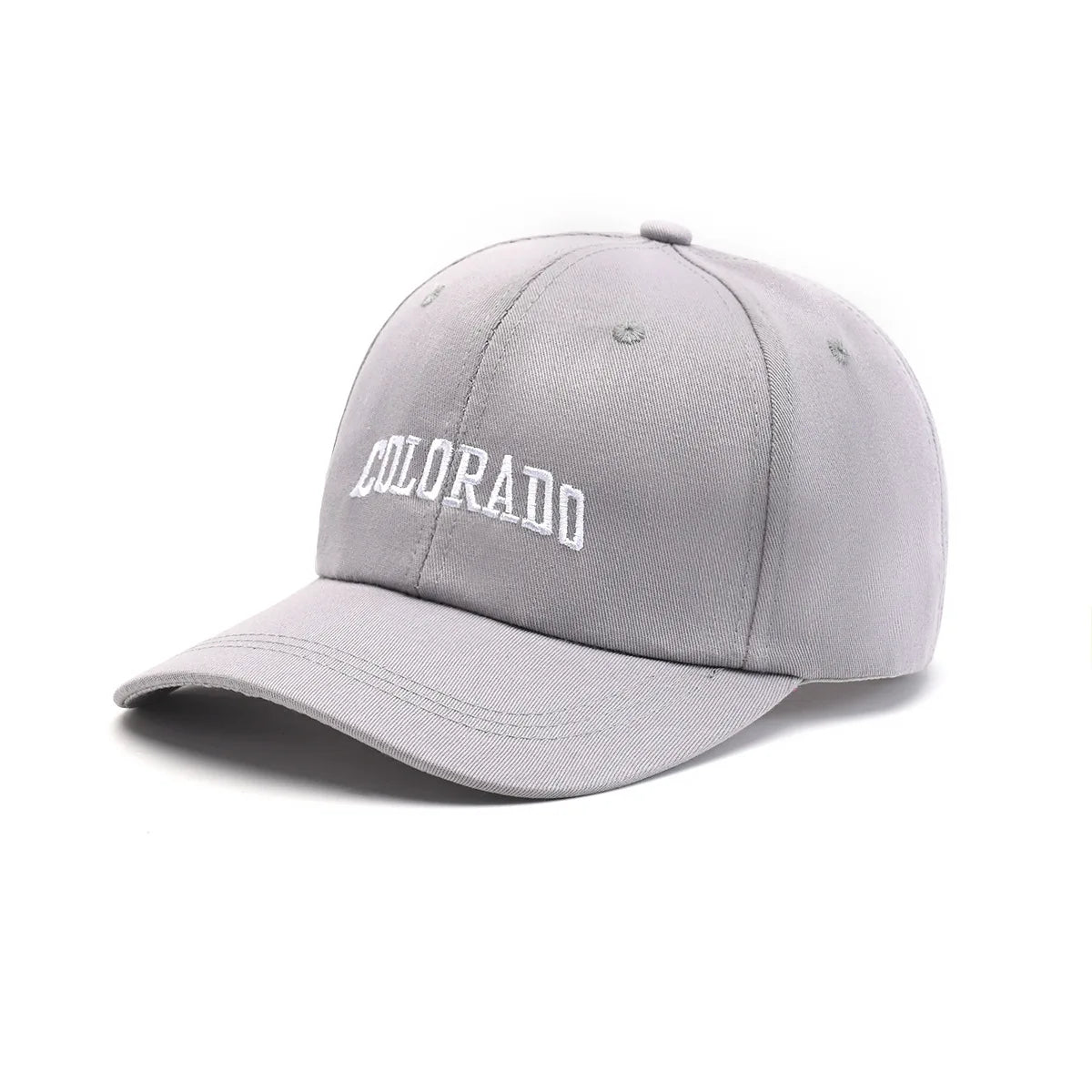 Großhandel Kostenloses individuelles Logo Unisex Denim Hochwertige Dad-Mütze mit gesticktem Logo Baseballkappe für Eltern Strand Klassischer Sport