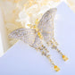 Süße Schmetterlingsdame Brosche Weihnachtsgeschenk Schmuck Luxus Zirkon Brosche Damen Mode Insekten Anhänger Brosche