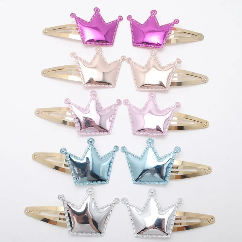 10 Stück/Los Kleine Mädchen-Haarspangen Glitzernde Herzchen Geburtstagsgeschenk Baby Mädchen Haar-Accessoires Kinder Haarspange für Kinder