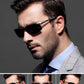 AORON Polarisierte Herren-Sonnenbrille für Autofahrer, Aluminium-Magnesium-Rahmen, Sport-Sonnenbrille, Fahrer-Retro-Brille, UV400, Blendschutz