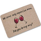 Humorous Funny Doormat Saying Quotes If You Forgot The Wine Go Home Floor Mats Non-slip Kitchen Rugs Bathroom Christmas Gift
