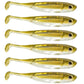 Dr.Fish 5/6 Stück Angelköder Weichplastik Silikonköder Paddelschwanz Shad Wurm Swimbait Süßwasser Barsch Forelle 70mm 80mm 100mm