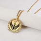 Dawapara 7 Archangels Sigil Necklaces Pentacle Magical Amulet Michaelmas Lucky Protection Supernatural Talisman Necklace