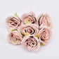 30pcs/7-8cm White Rose Artificial Silk Flower Heads DIY Wedding Home Birthday Party Decoration Wreath Scrapbooking Fake Flowers