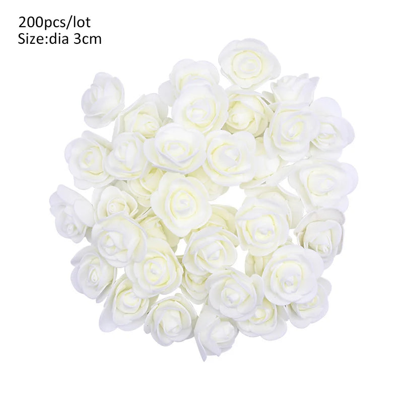 Polystyrene Styrofoam Foam Ball Rose Bear White Heart Craft For DIY Home Party Decoration Wedding Birthday Christmas Party Gift