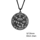 Dawapara 7 Archangels Sigil Necklaces Pentacle Magical Amulet Michaelmas Lucky Protection Supernatural Talisman Necklace