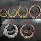DOREMI Stainless Steel Bamboo Hoop Earrings Customize Name Earrings Bamboo Style Custom Hoop Earring With Statement Words Number