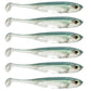 Dr.Fish 5/6 Stück Angelköder Weichplastik Silikonköder Paddelschwanz Shad Wurm Swimbait Süßwasser Barsch Forelle 70mm 80mm 100mm