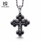 Kalen Mode Kreuz Halsketten Für Männer Hochglanzpoliert 50cm Edelstahl Kreuz Schmuck Halskette Männlich Günstiger Schmuck