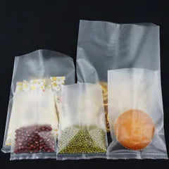 1000 Stück kleine, dickere PE-Druckverschlussbeutel – komplett durchsichtige Ring-Kristall-Verpackungsbeutel, wiederverwendbare Pulver-Reißverschlusssäcke, Minibeutel