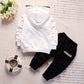 Neuer Frühling Herbst Baby Freizeit Trainingsanzug Kinder Jungen Mädchen Hoodies Hosen 2tlg/Sets Kinder Baumwollkleidung Säugling Mode Sportbekleidung
