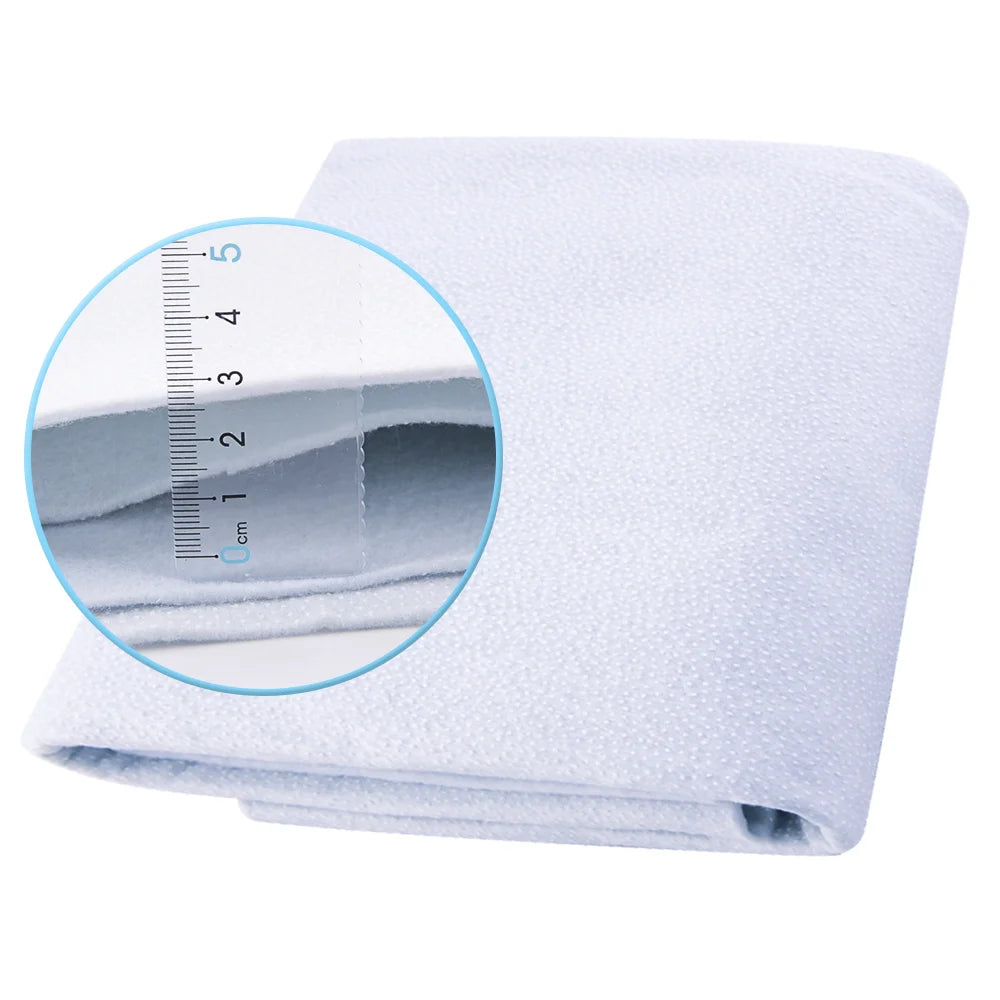 180/200/280/300/320/370/400 g/m² einseitig klebendes Wattevlies aus Baumwolle, cremefarbenes Zwischenfutter, perfekt für Handtaschen, Bastelarbeiten, DIY-Stoffe