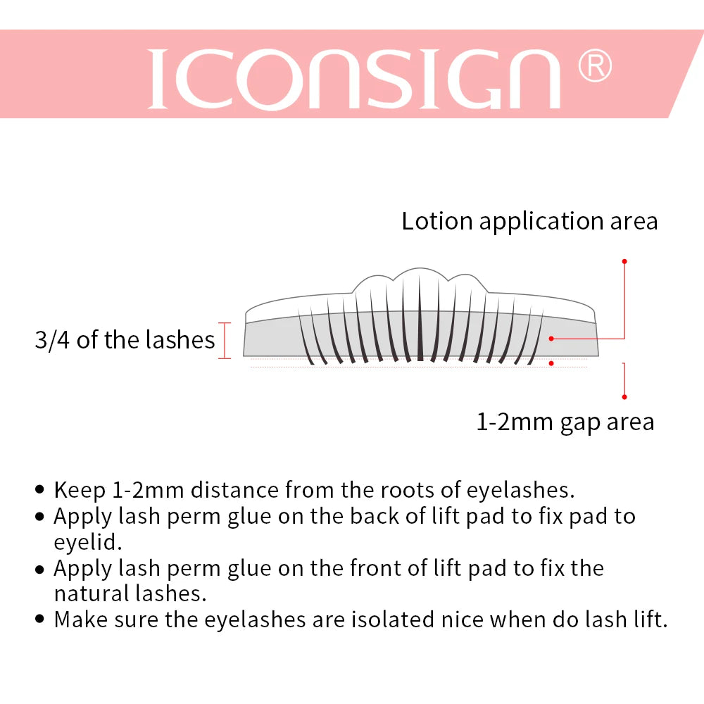 Dropshipping ICONSIGN Wimpernlifting Kit Wimpern-Lifting Wimpern-Booster Calia Set Wimpern Dauerwelle Augen Make-up Tools Kann Ihr Logo herstellen