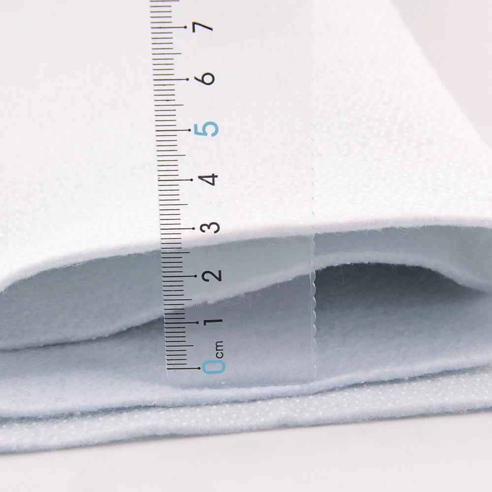 180/200/280/300/320/370/400 g/m² einseitig klebendes Wattevlies aus Baumwolle, cremefarbenes Zwischenfutter, perfekt für Handtaschen, Bastelarbeiten, DIY-Stoffe
