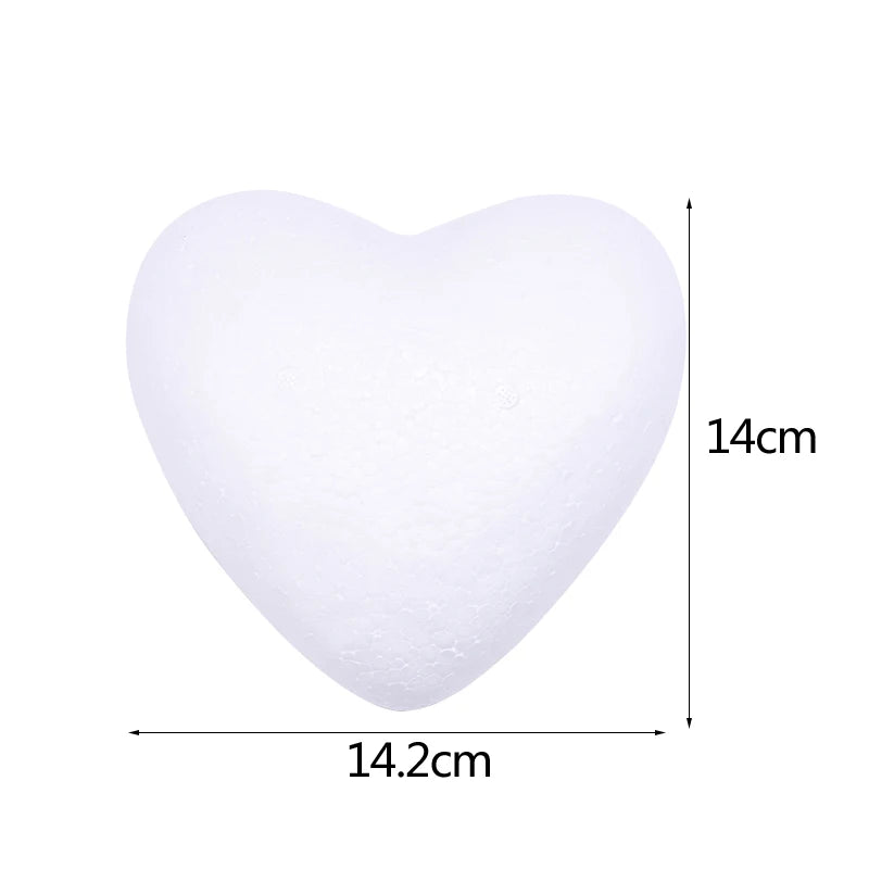 Polystyrene Styrofoam Foam Ball Rose Bear White Heart Craft For DIY Home Party Decoration Wedding Birthday Christmas Party Gift