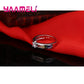 Echte 100% 925 Sterling Silber Farbe Regenbogen Zirkonia Ringe Für Frauen Hochzeit Entzückender Verlobungsantrag Ring Accessoire