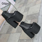 Gdgydh Chunky Heel Motorcycle Boots Women Platform Ankle Boots Lace Up Punk Cosplay Thick Sole Goth Girls Shoes Big Size 43