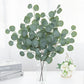 Künstliche Pflanzen Eukalyptusblätter Ranke Weihnachtsdekoration Vase für Zuhause Hochzeit Garten Rosenbogen Scrapbooking Künstliche Blumen
