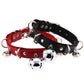 Big Bell Choker Collar For Women Girls Necklace  Metal Leather Chocker Goth Anime Cosplay Jewelry Accessories