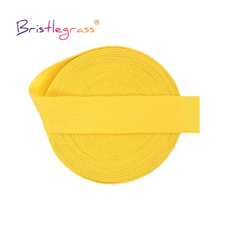 BRISTLEGRASS 2 5 10 Yard 5/8" 15mm Einfarbig Matt Nicht Glänzend Falzgummi FOE Spandex Band Stirnband Unterwäsche Kleid Nähen Borte