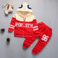 Neuer Frühling Herbst Baby Freizeit Trainingsanzug Kinder Jungen Mädchen Hoodies Hosen 2tlg/Sets Kinder Baumwollkleidung Säugling Mode Sportbekleidung