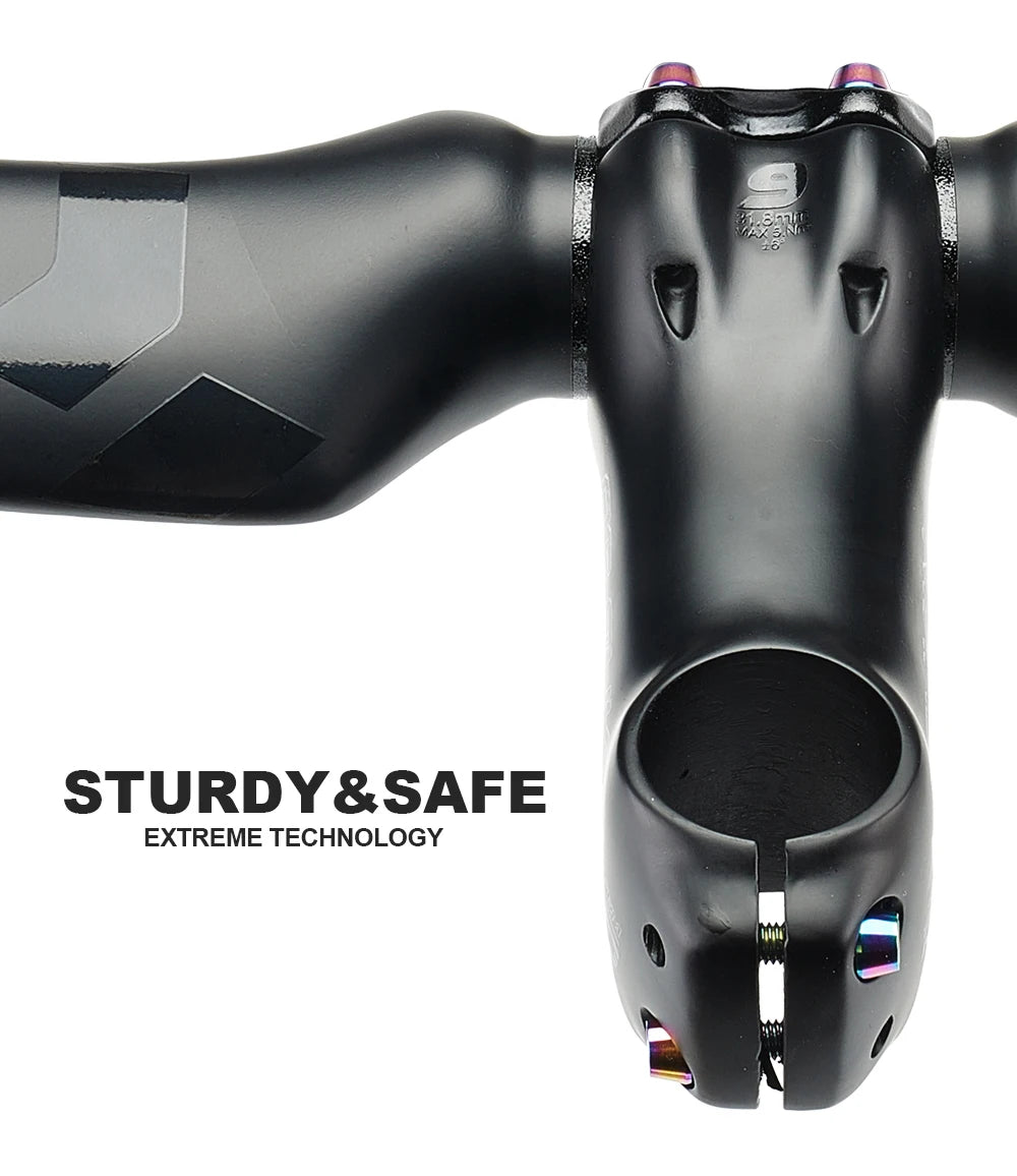 OG-EVKIN BS-004 T1000 Carbon MTB Bicycle Stem 6/17 Degree 31.8MM Carbon Road Bike Stem Positive and Negative Cycling Power Parts