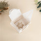 StoBag 10 Stück Cupcake-Box mit Klarsichtfenstergriffen Kuchengeschenke Geburtstag Weihnachtsfeier & Event Handgemachte Dessert-Lebensmittel 1 Loch