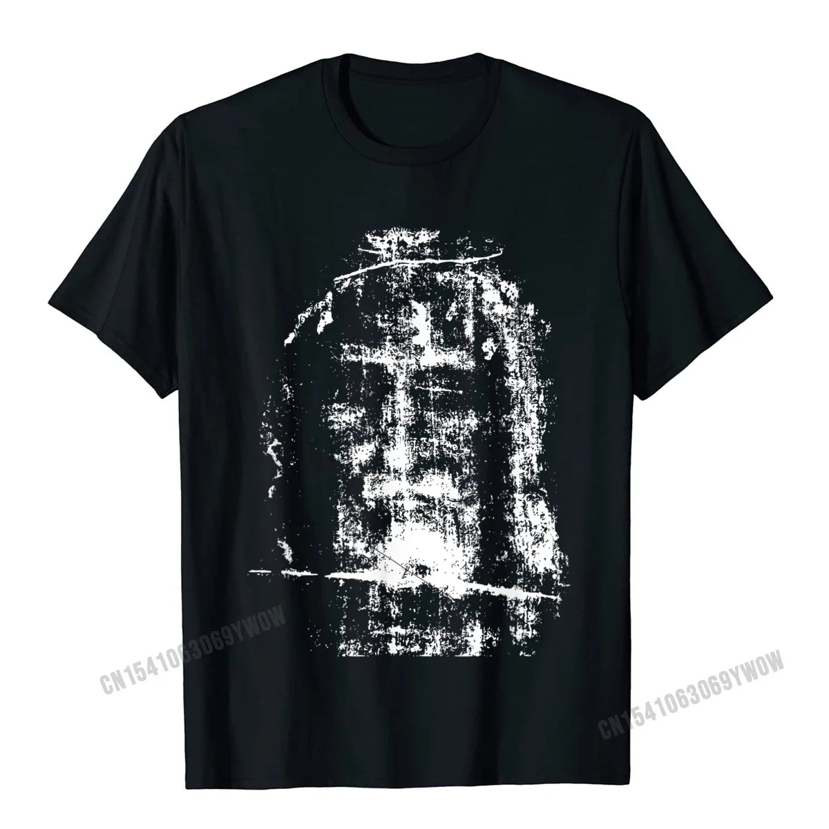 Grabtuch Von Turin Jesus Christus Gesicht T-Shirt Hemden Herren Freizeit T-Shirts Für Männer Lustige Baumwolle Custom T-Shirts