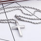 Kalen Mode Kreuz Halsketten Für Männer Hochglanzpoliert 50cm Edelstahl Kreuz Schmuck Halskette Männlich Günstiger Schmuck