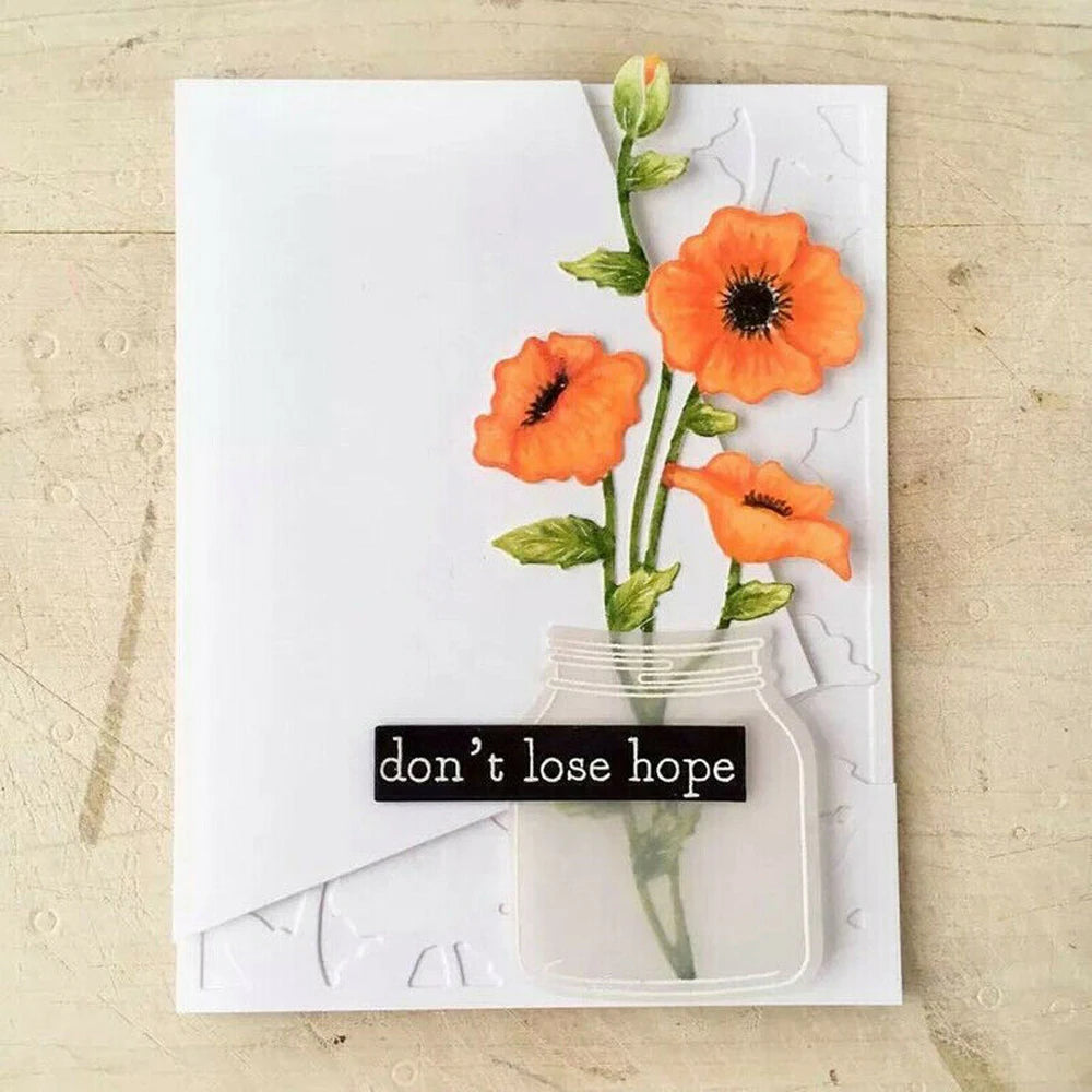 Remembrance Flower Metal Cutting Dies Stencil Scrapbooking Embossing Cards DIY Christmas Navidad Die Cuts for Card Making