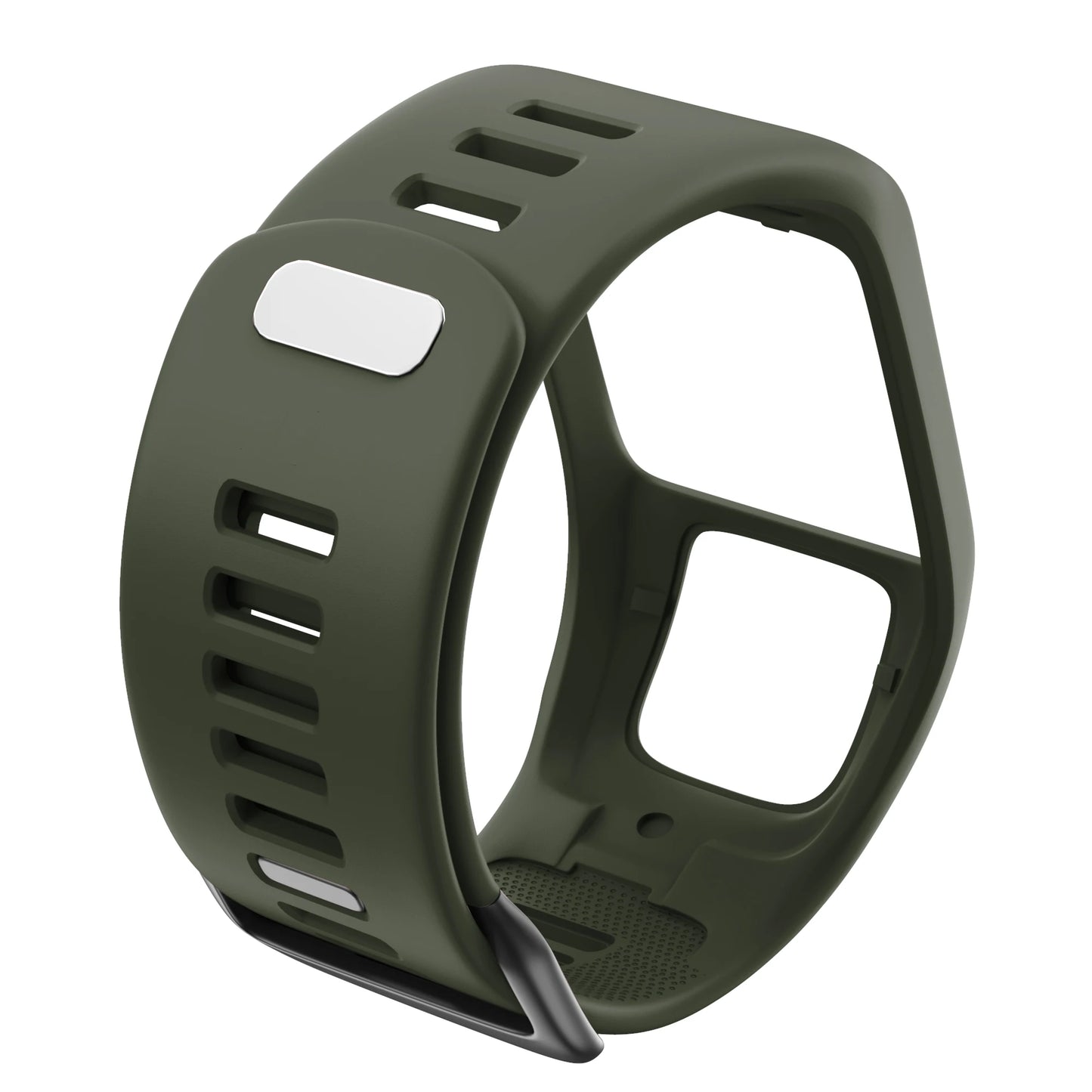 ANBEST Silikonarmband für TomTom Runner 2/3 Spark/3 Armband Sportuhr für TomTom Uhrenarmband Hochwertiges Uhrenarmband