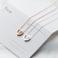 Modian Roségold Farbe Geometrische Herz Halskette Anhänger Sexy 100% 925 Sterling Silber Anhänger für Frauen Party Schmuck Geschenk