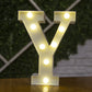 Letter Alphabet LED Lights Luminous Number Lamp Decor Battery Night Light for Home Wedding Birthday Christmas Party Decoration
